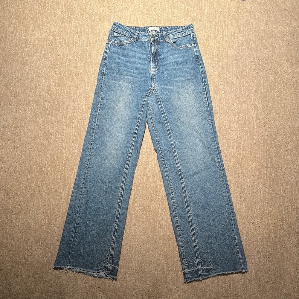 Women's High Rise, Wide Leg Jeans